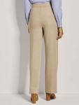 Свободные плиссированные брюки MADELEINE, бежевый - фото 4