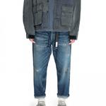 Прямые джинсы Fall Unisex MADNESS, синий - фото 4