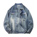 LIVINGTOWN Джинсовая куртка унисекс, Dark Gray Sweatshirt - фото 5