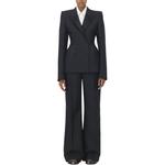 Жакет Stacked Shoulder Double breasted Jacket Alexander McQueen, черный - фото 4