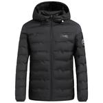 Пуховик унисекс Jeep, черный - фото