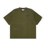 Футболка *A Bathing APE с панелями Aape, коричневый - фото