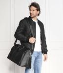 Сумка мужская Guess дорожная из искусственной кожи, черный - фото 3