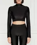 Блуза Cropped fit Just Cavalli, черный - фото