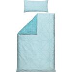 Двустороннее постельное белье Erwin Müller 200012 2-teilig, синий - 155 х 200 см - фото 3