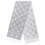 LOUIS VUITTON Вязаный шарф женский, Gray - фото 2
