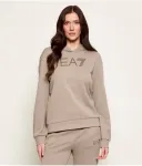 Толстовка regular fit Ea7, бежевый - фото