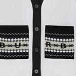 Футболка FW22 черно-белая детская Burberry - фото 5