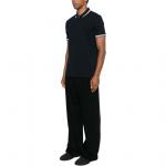 Поло с отделкой HUGO BOSS, темно синий - фото 5