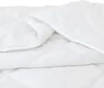 Одеяло с подушкой, 3 шт., белое, из микрофибры vidaXL - фото 7