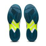 Футболка Asics Solution Speed Ff 2 белая умиротворяющая бирюзовая бело-зеленая - фото 7