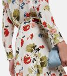 Шелковая блузка с цветочным принтом Constance Erdem, белый - фото 5