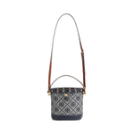 TORY BURCH Сумка-ведро T Monogram Tory Navy - фото