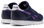Кроссовки classic leather 'vector navy purple' Reebok, синий - фото 4