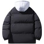 Пуховик Unisex NOME, темно-серый (красная клетка) - фото 3