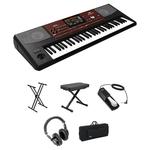 Korg Pa700 61-Key Pro Arranger Keyboard Kit with X-Stand, - фото