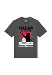 Футболка с принтом CATZILLA watapparel, антрацит - фото 4