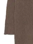 Рифленый шарф Dell'Oglio, коричневый - фото 2