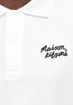 Поло Maison Kitsuné HANDWRITING COMFORT, White/Black/White - фото 9