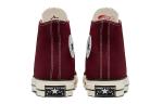 Кроссовки Converse Chuck 70 High 'Recycled Canvas - Deep Bordeaux', цвет wine - фото 4