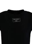 Футболка с логотипом Balmain Kids, черный - фото 3