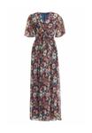 Платье Swing Maxi dress, Navy Dark Red/Blue - фото 6