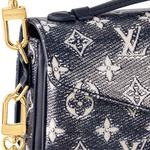 LOUIS VUITTON Сумка Pochette Metis East West синяя - фото 7