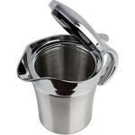 Соусник 1 шт. из металла 400 мл Aps, серебристый - фото 2