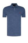 Поло POLO RALPH LAUREN custom slim fit, синий - фото