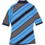 Поло с диагональной полосой Acne Studios, светло-голубой - фото 2