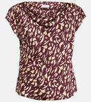 Атласный топ с принтом devi Velvet, мультиколор - фото