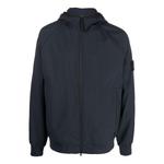 Куртка light soft shell-r hooded jacket 'navy' Stone Island, синий - фото