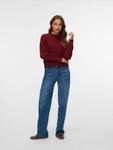 Свитер VERO MODA VMGOLD ART, Carmine red - фото 5