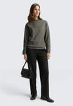 Толстовка TOM TAILOR Sweatshirt, Black Beige Wave Structure/Black - фото 2