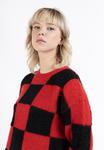 Джемпер myMo ROCKS Jumper, Rot Schwarz/Black - фото 4