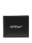 Off-White кошелек с логотипом, черный - фото