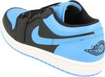 Nike Mens Air Jordan 1 Basso, Black Blue University 041 - фото 2