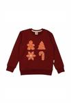 Толстовка Walkiddy Sweatshirt, Dark Red - фото