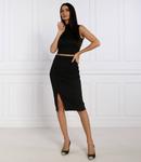 Топ GUESS cropped fit, черный - фото 2