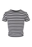 Принт на футболке SHORT STRIPED TEE Urban Classics, черный - фото 8