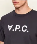 Футболка regular fit A.P.C, темно-синий - фото 4