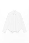 Блуза ARKET Button-down blouse, White - фото 5