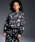 Девушки 7-16 23 Throwback Hoodie Jordan, черный - фото
