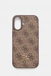Чехол для iphone 17 Guess, коричневый - фото
