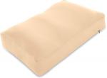 PILLOWY Подушка PILLOWY Premium Microbead Medium Extra Fluffy с антиэйдж чехлом Barely Beige - фото