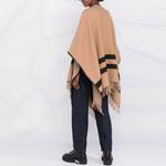 Moncler Плащ с двумя полосами 'Mauve/Black' - фото 5