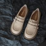 Лоферы женские Gemeiq, бежевый - фото 3