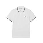 Поло с отделкой LACOSTE, голубой - фото 3