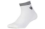 Носки унисекс Adidas Originals Trefoil Ankle Socks 3 Pairs, белый - фото 3