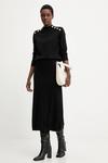Кашемировая юбка Answear.Lab, черный - фото 2